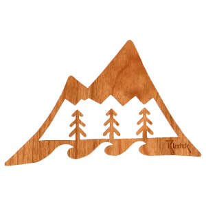 Great Outdoors Wood Sticker