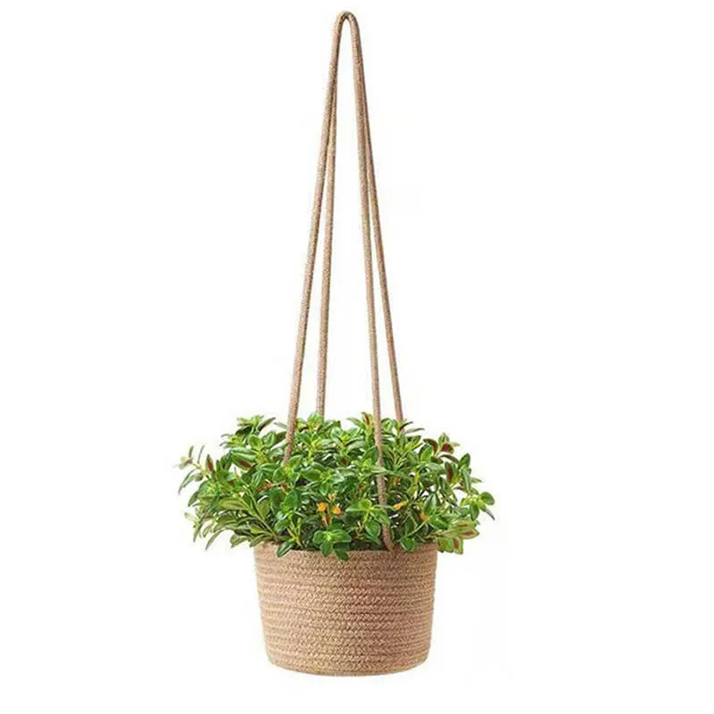 Hanging Plant Basket Woven Plant Hanger