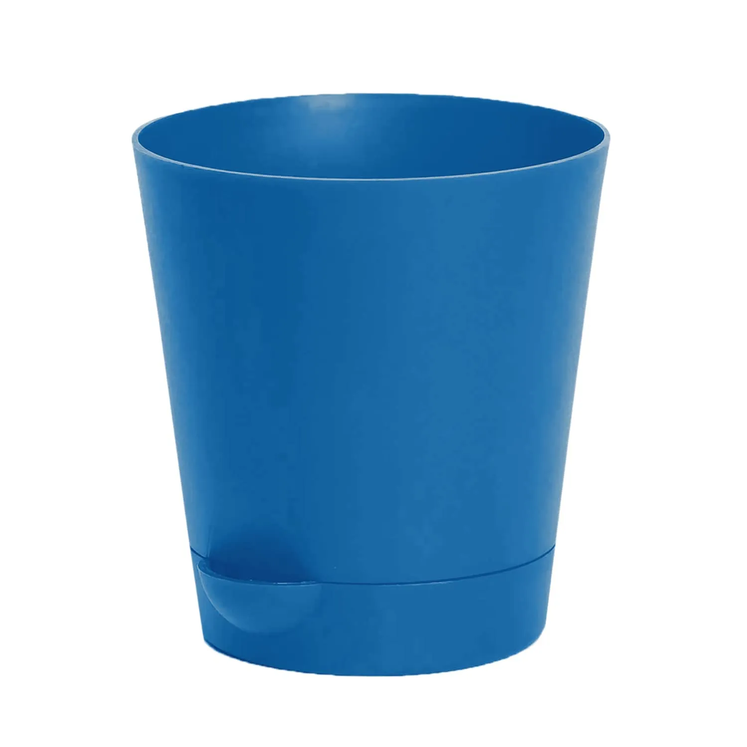 Heart Home Plastic Titan Pot|Garden Container for Plants & Flowers|Self-Watering Pot with Drainage Holes,6 Inch,Pack of 5 (Multicolor)