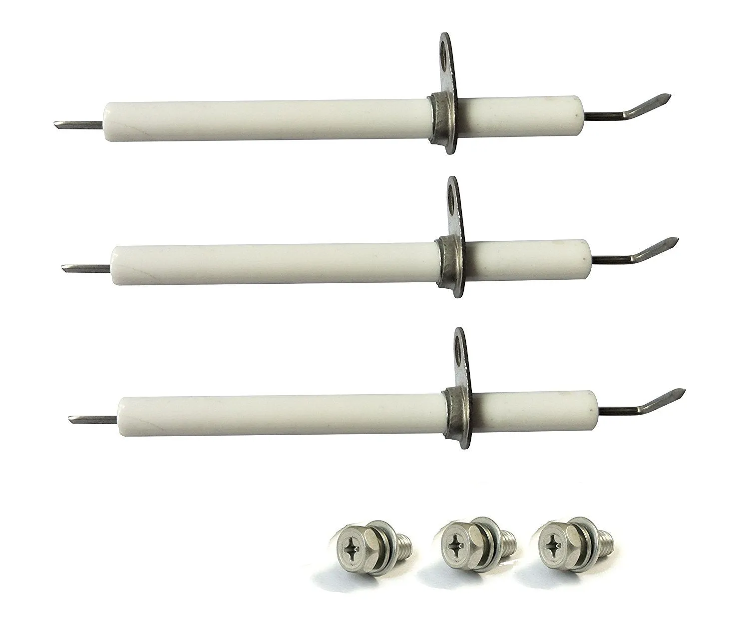 Hongso CED010 Ceramic Electrode Replacement for Select Gas Grill Models by Aussie, BBQ Grillware and Others, Set of 3