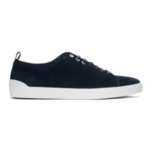 Hugo Navy Suede Zero Tennis Sneakers