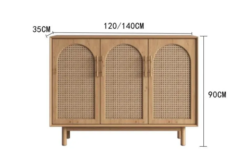 Japandi Rattan Sideboard Cabinet | IYLA
