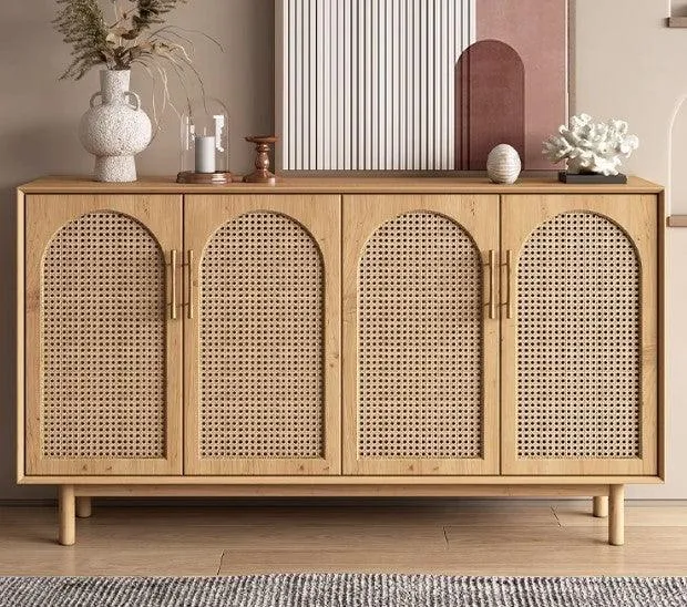 Japandi Rattan Sideboard Cabinet | IYLA