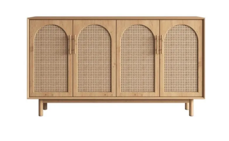Japandi Rattan Sideboard Cabinet | IYLA