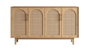 Japandi Rattan Sideboard Cabinet | IYLA