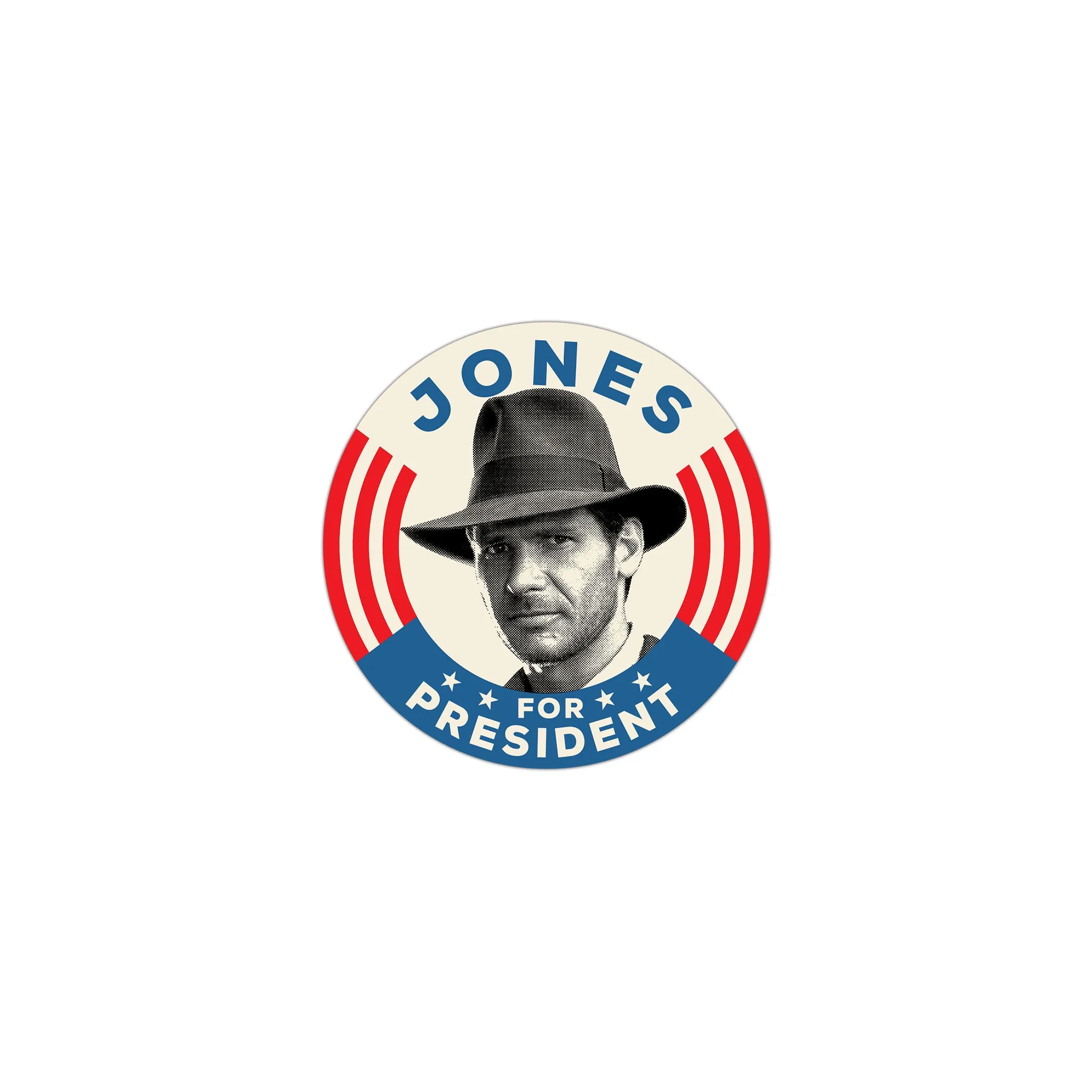 Jones For President Sticker