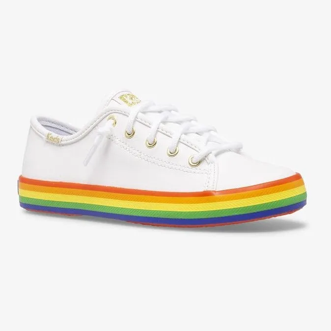 Keds Kickstart Seasonal White Rainbow