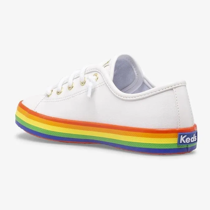 Keds Kickstart Seasonal White Rainbow