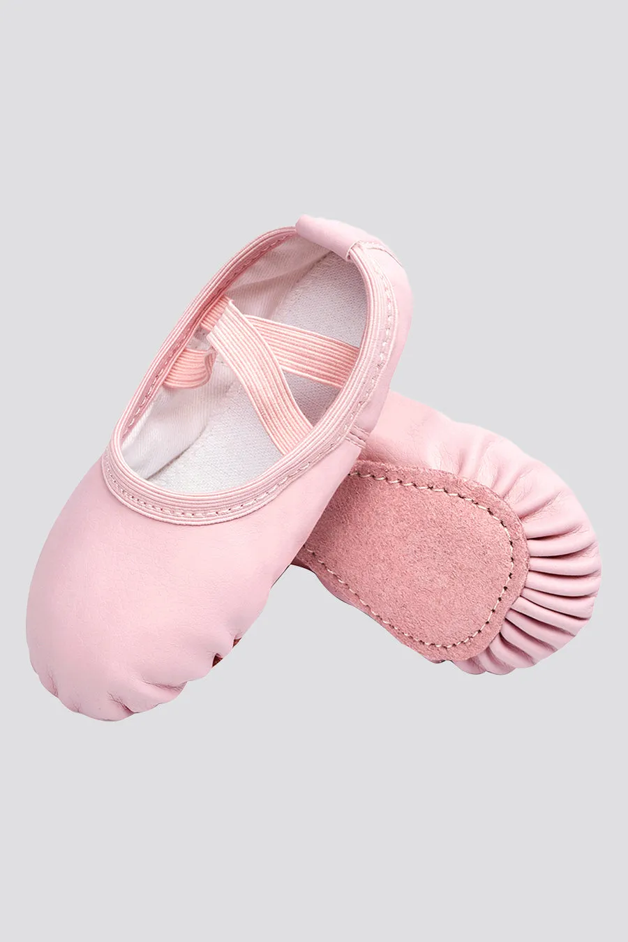 Kids PU Full Leather Ballet Shoes (Full Sole)