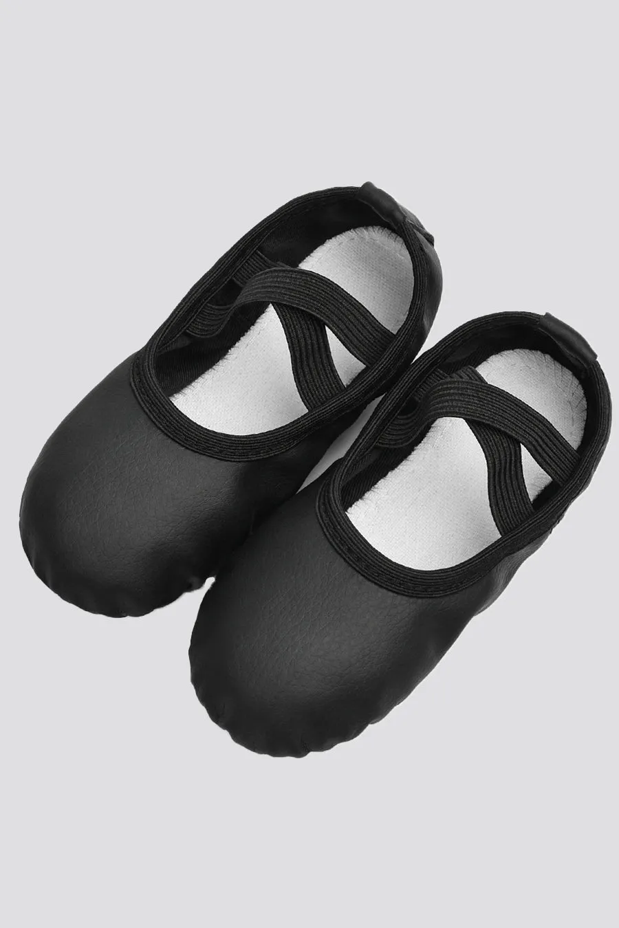 Kids PU Full Leather Ballet Shoes (Full Sole)