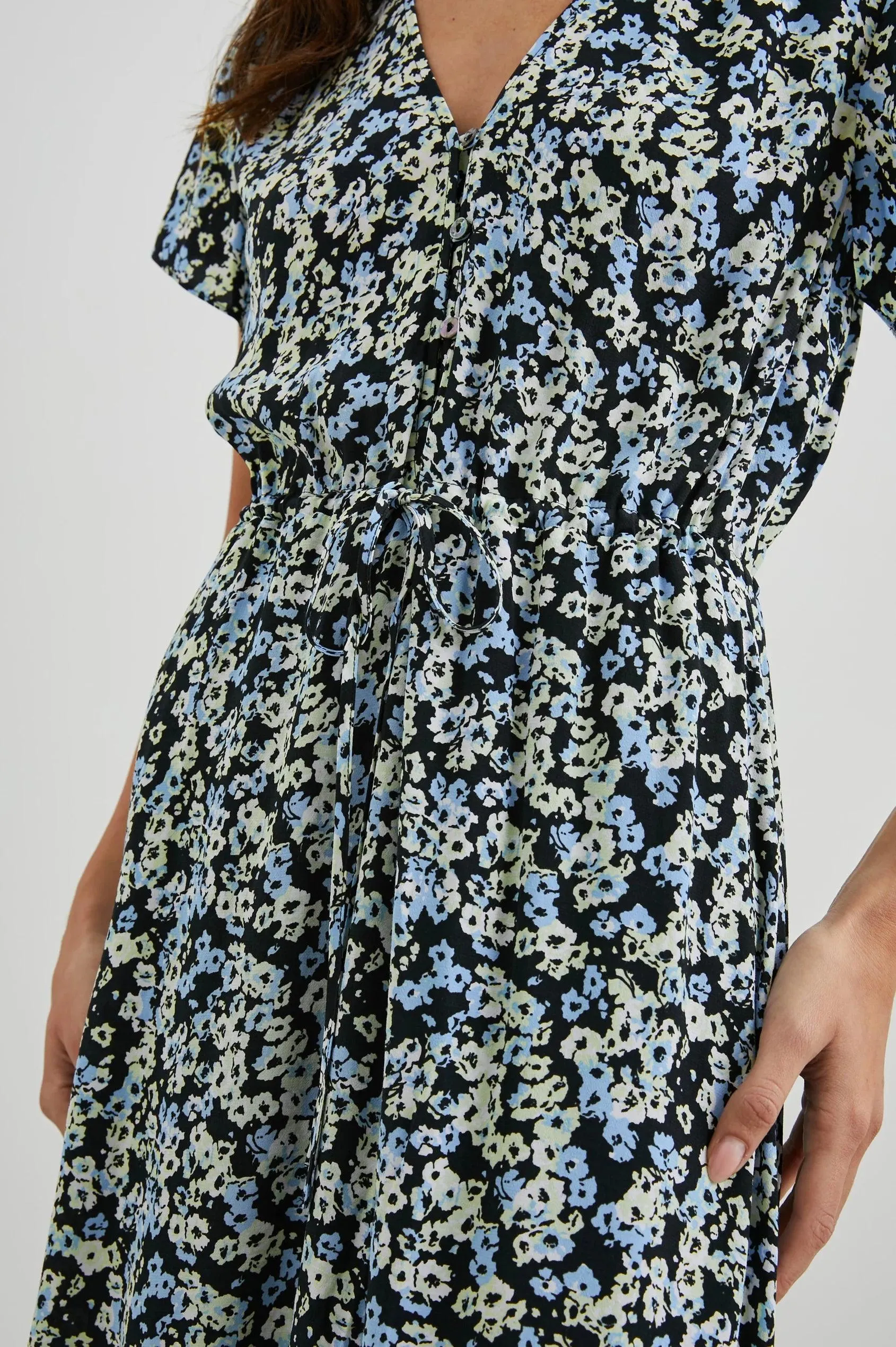 Kiki Dress Midnight Meadow Floral