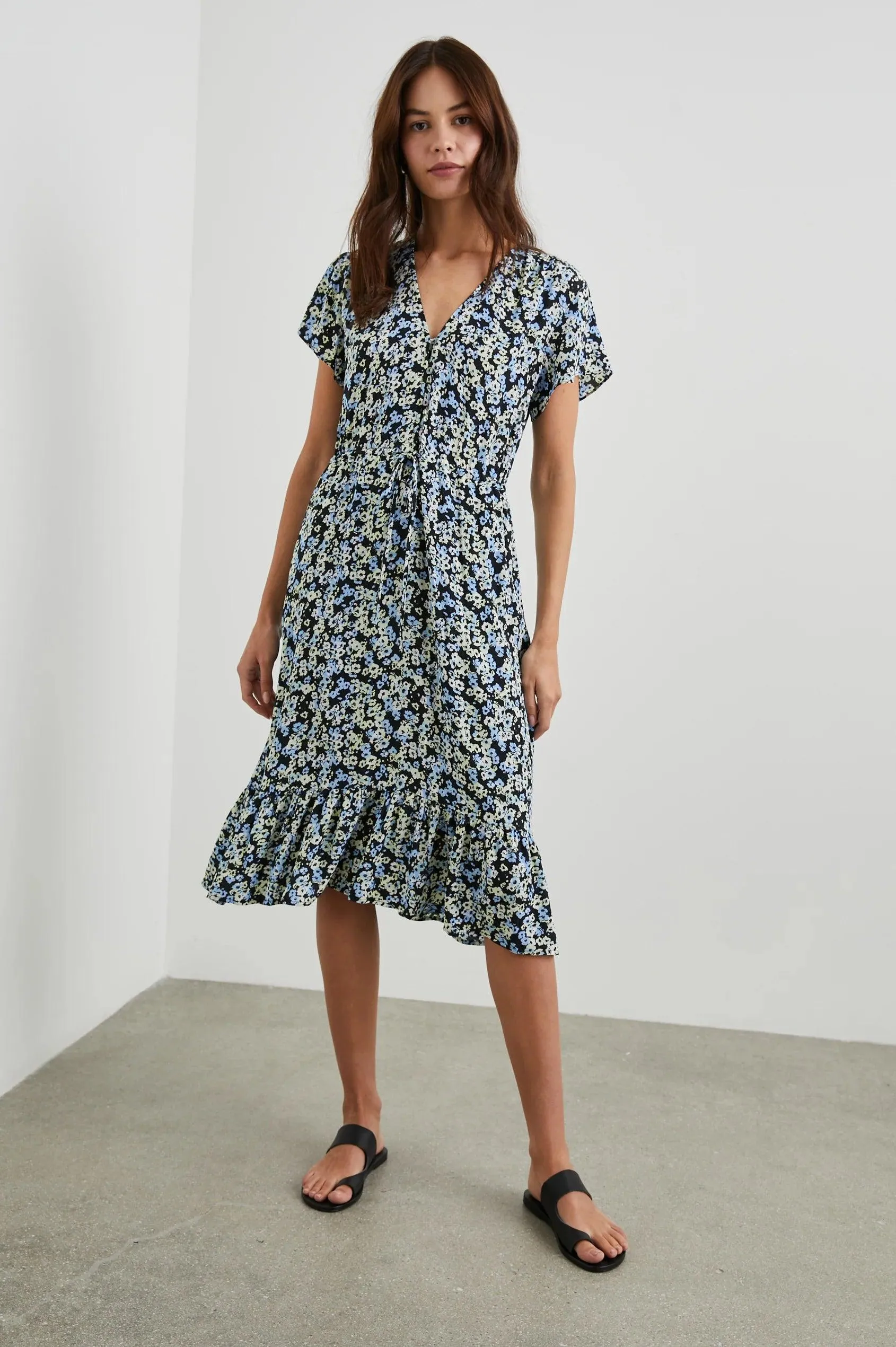 Kiki Dress Midnight Meadow Floral