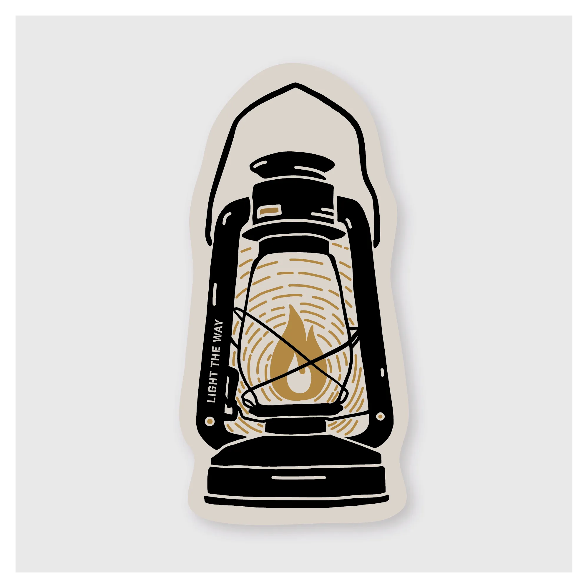 Light The Way Lantern Sticker