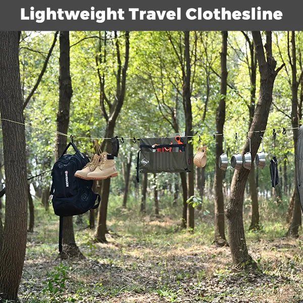 Lightweight Travel Clothesline for Camping