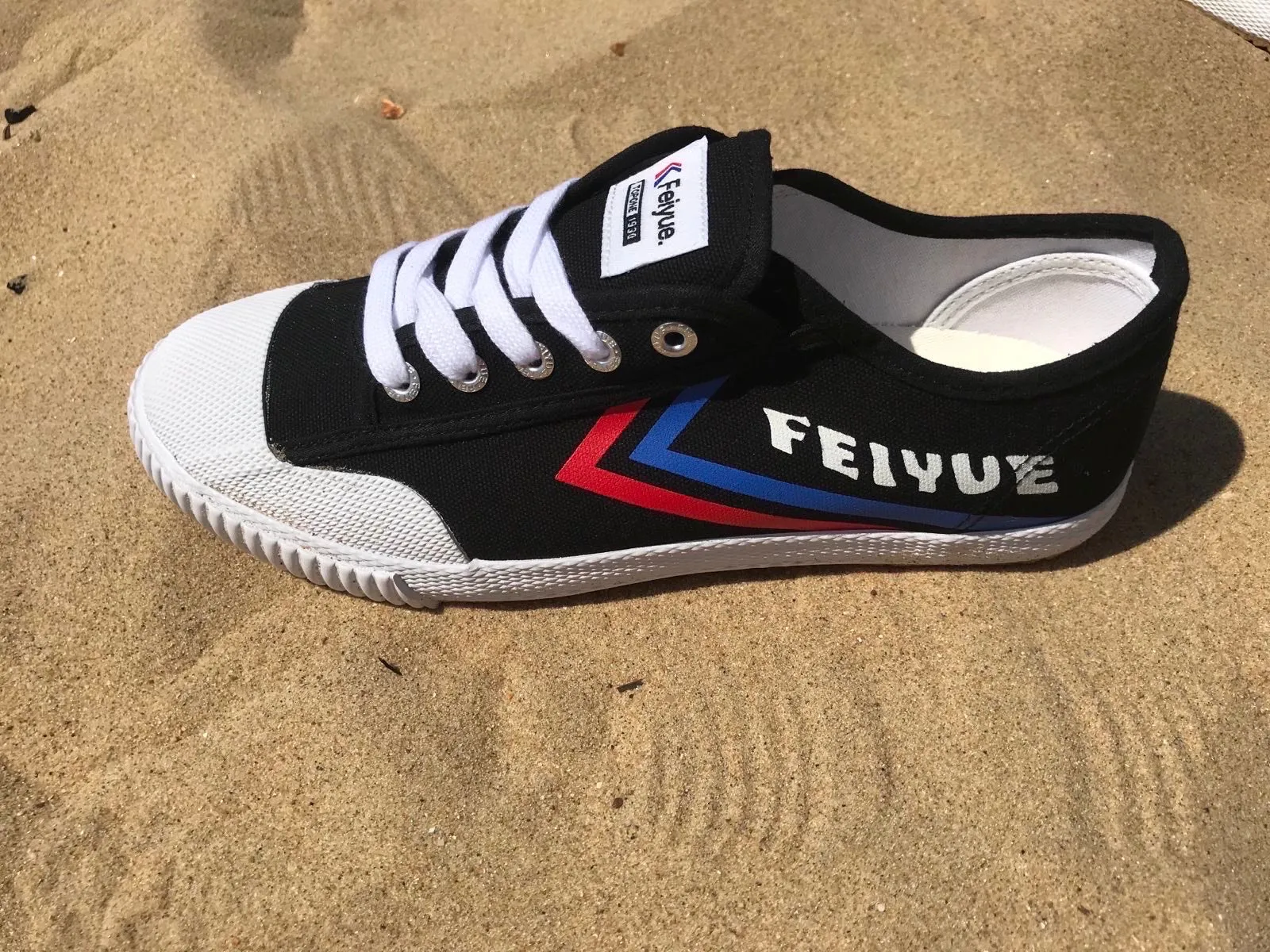 Limited edition Black and White Chinese Feiyue Shoes