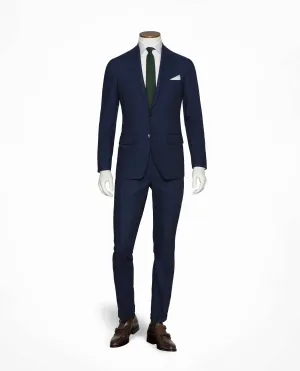 Loro Piana TRAVELLER Neapolitan Blue High Twisted Wool Tropical