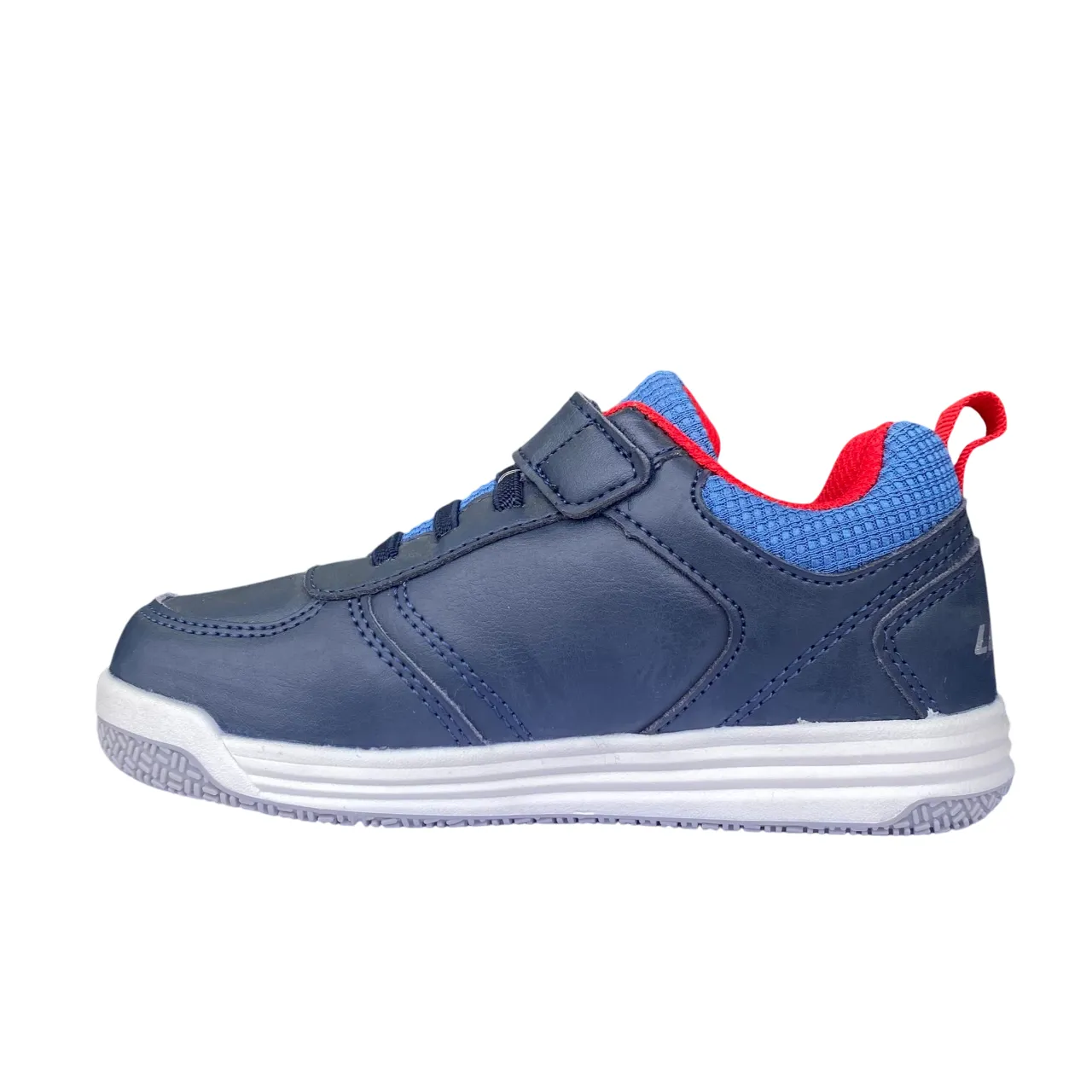 Lotto scarpa da tennis da bambino Set Ace 214998 75K blu-azzurro-rosso