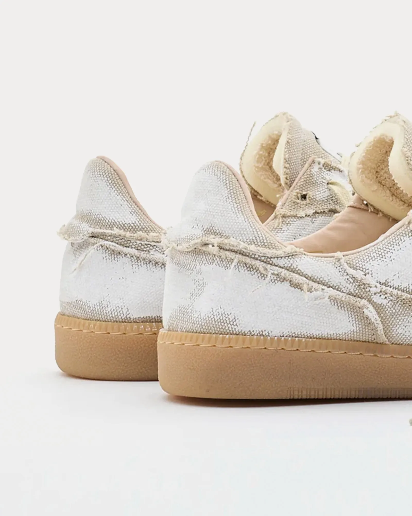 Mega T Covered White Low Top Sneakers
