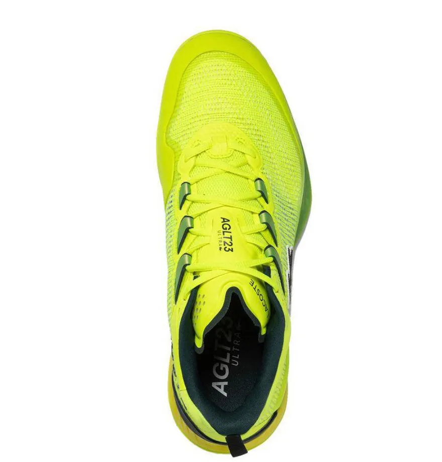Mens Lacoste AG-LT23 Ultra Medvedev Yellow Tennis Shoes