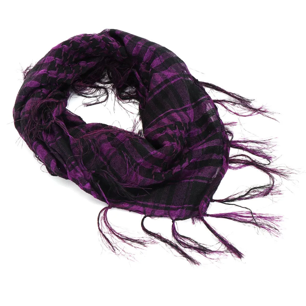 Military Shemagh Tactical Desert Hijab Scarf Muslim Headscarf Islam Arab Cotton Keffiyeh Head Neck Wrap for Men And Women