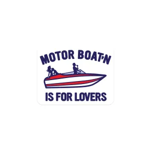 Motorboatin' Is For Lovers Sticker