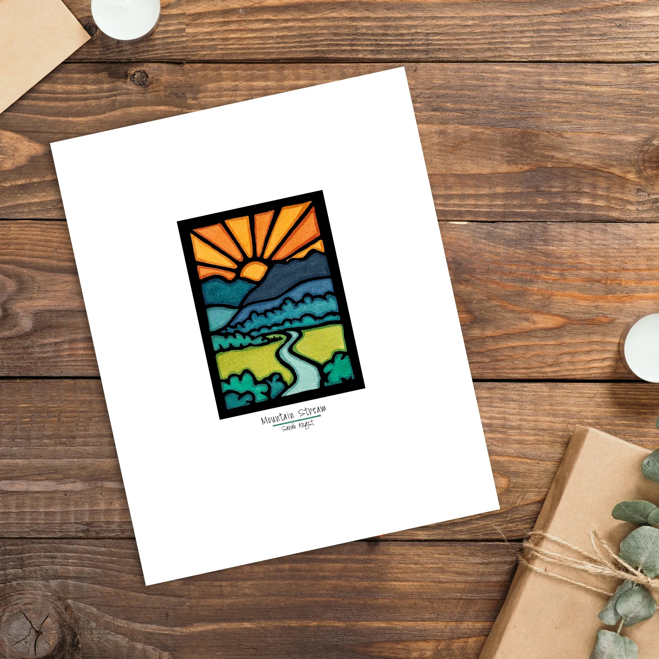 Mountain Stream - Simple Giclee Print