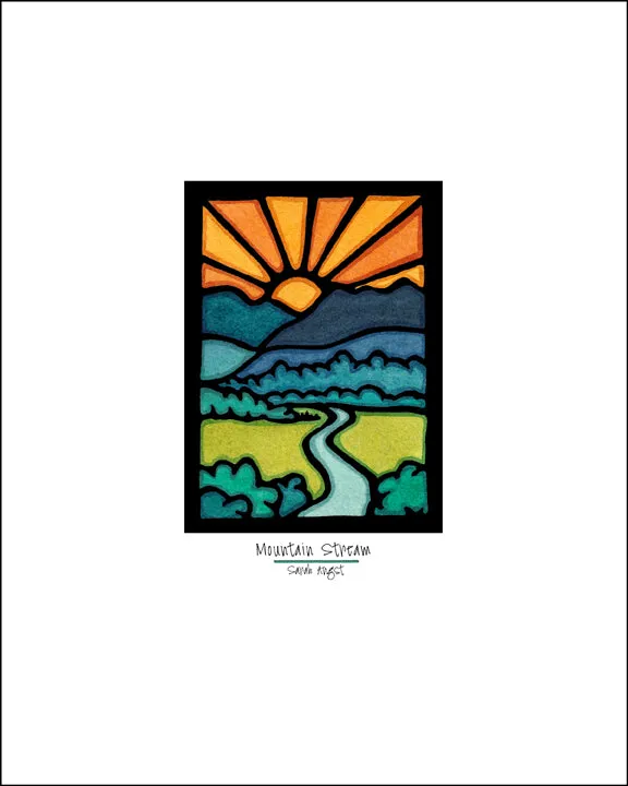 Mountain Stream - Simple Giclee Print