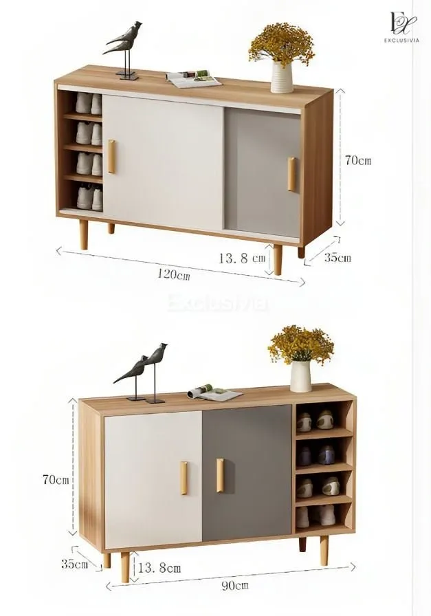 Nathan Shoe Cabinet Wooden
