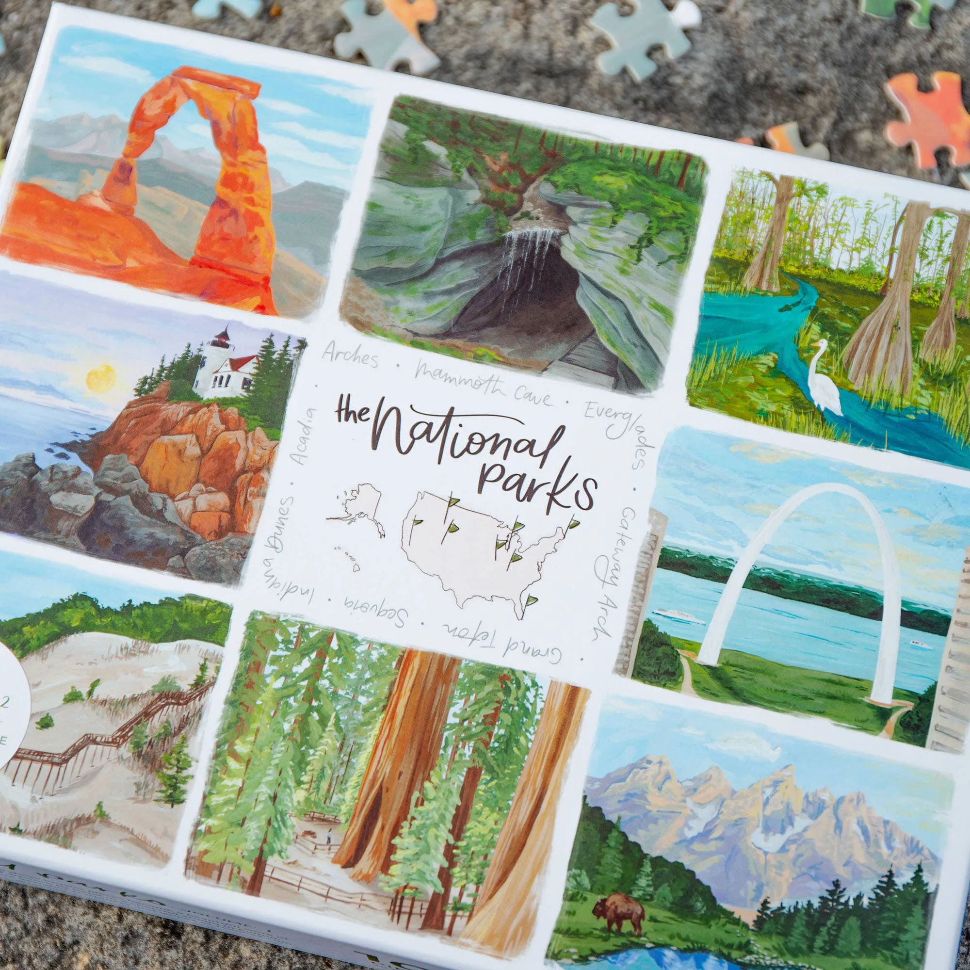 National Parks Puzzle by 1Canoe2  - 1,000 Piece