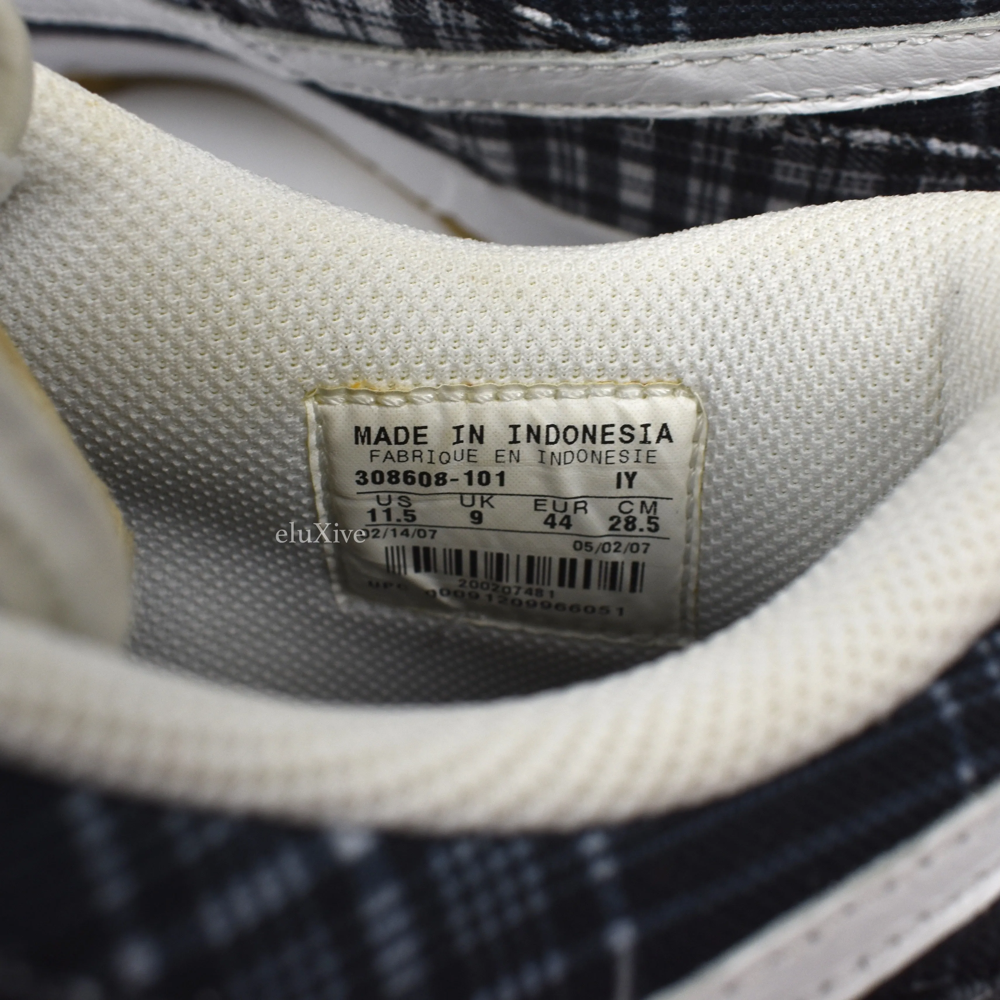 Nike - Dunk Low 'Black/White Plaid'