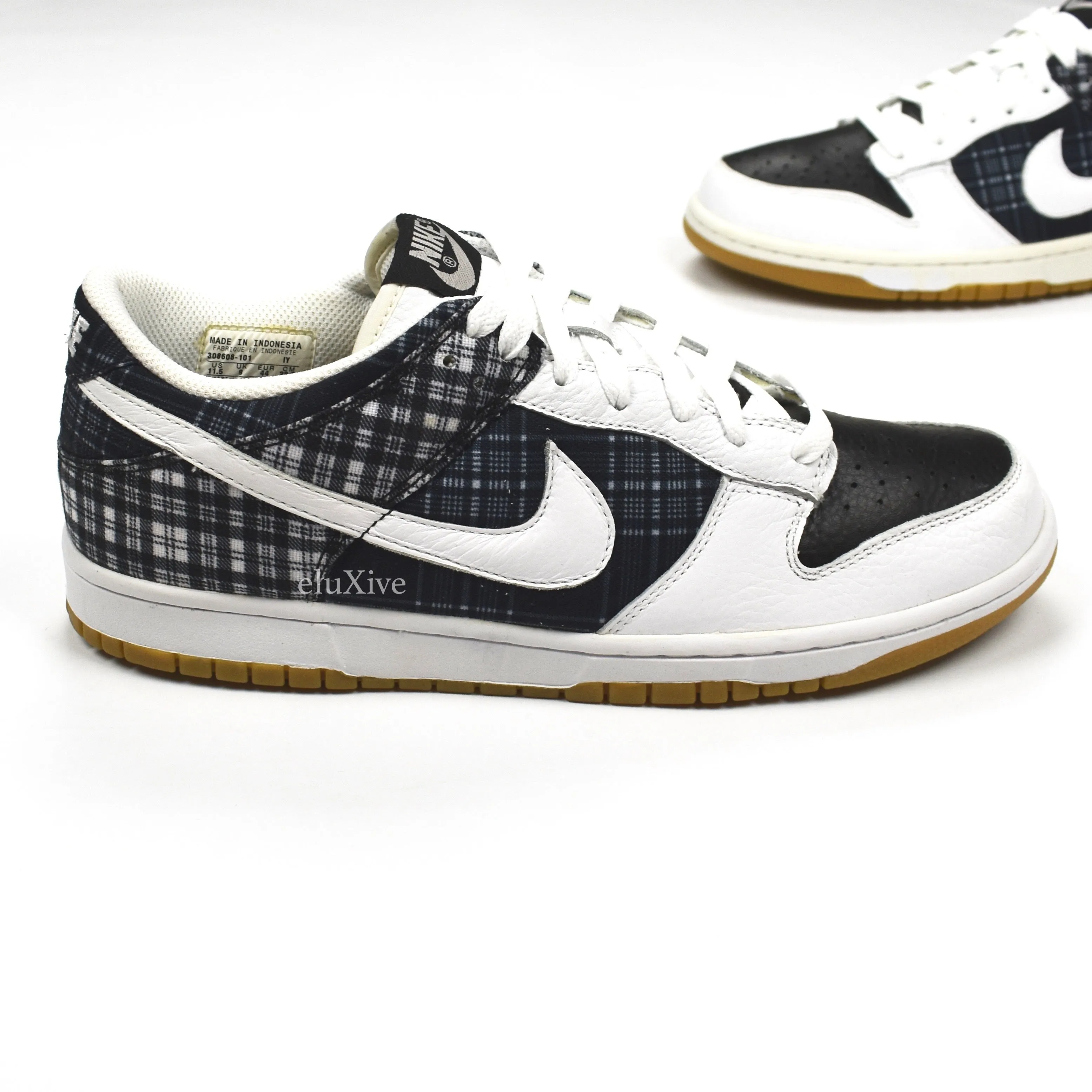 Nike - Dunk Low 'Black/White Plaid'