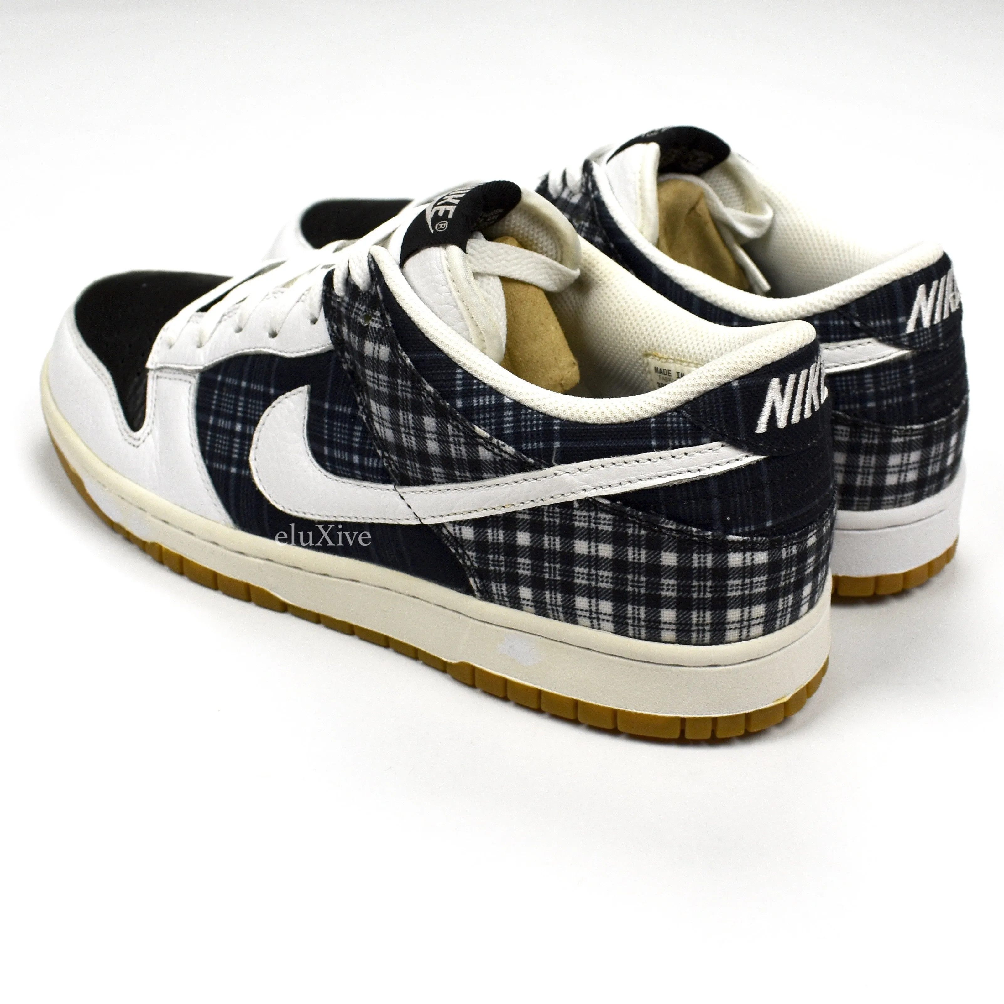 Nike - Dunk Low 'Black/White Plaid'