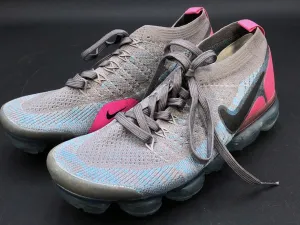 Nike Men's Air VaporMax Flyknit 2 942842-004 Gray Low-Top Athletic Shoes - Sz 7
