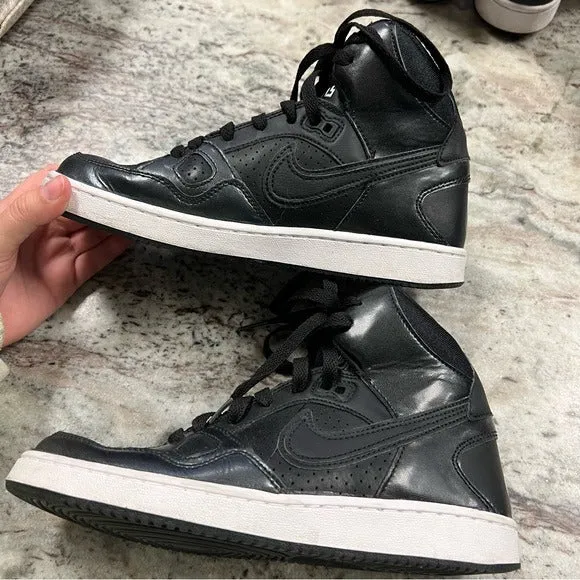 Nike Women’s Son of Force Mid Black Sneaker Athletic Shoes Size 7.5