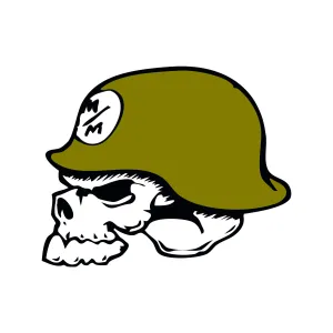 OG HELMET STICKER 8" - 25 PACK