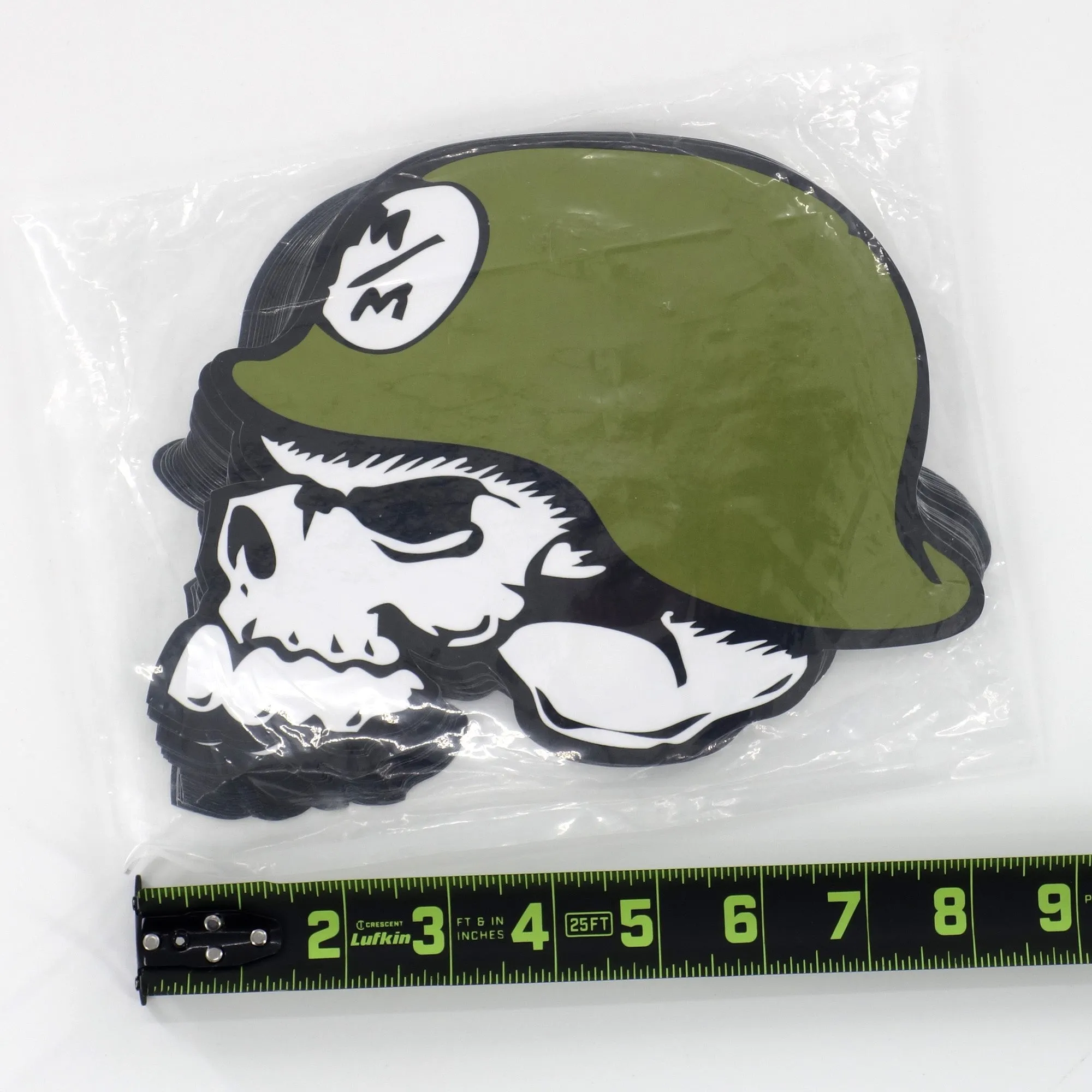 OG HELMET STICKER 8" - 25 PACK