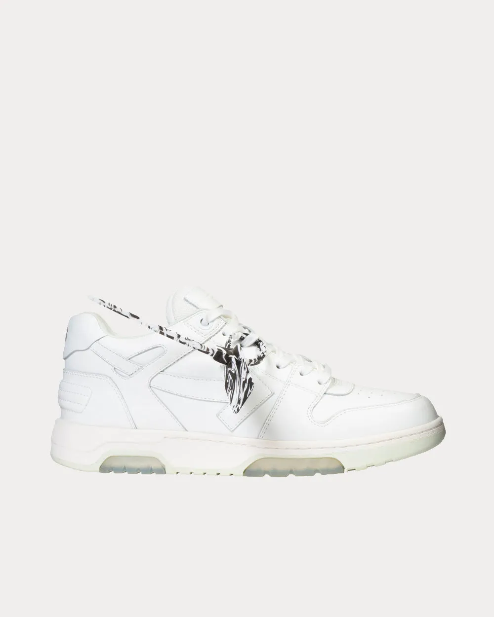 OUT OF OFFICE "OOO" White / White Low Top Sneakers