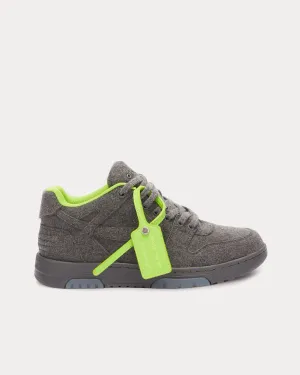 Out Of Office Wool Grey / Green Low Top Sneakers