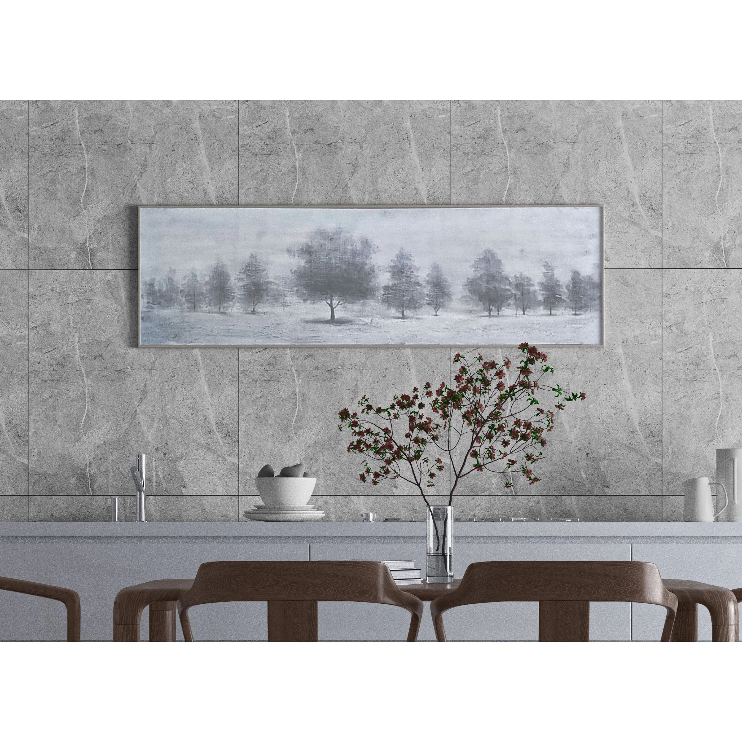 Outdoors inside hand painting