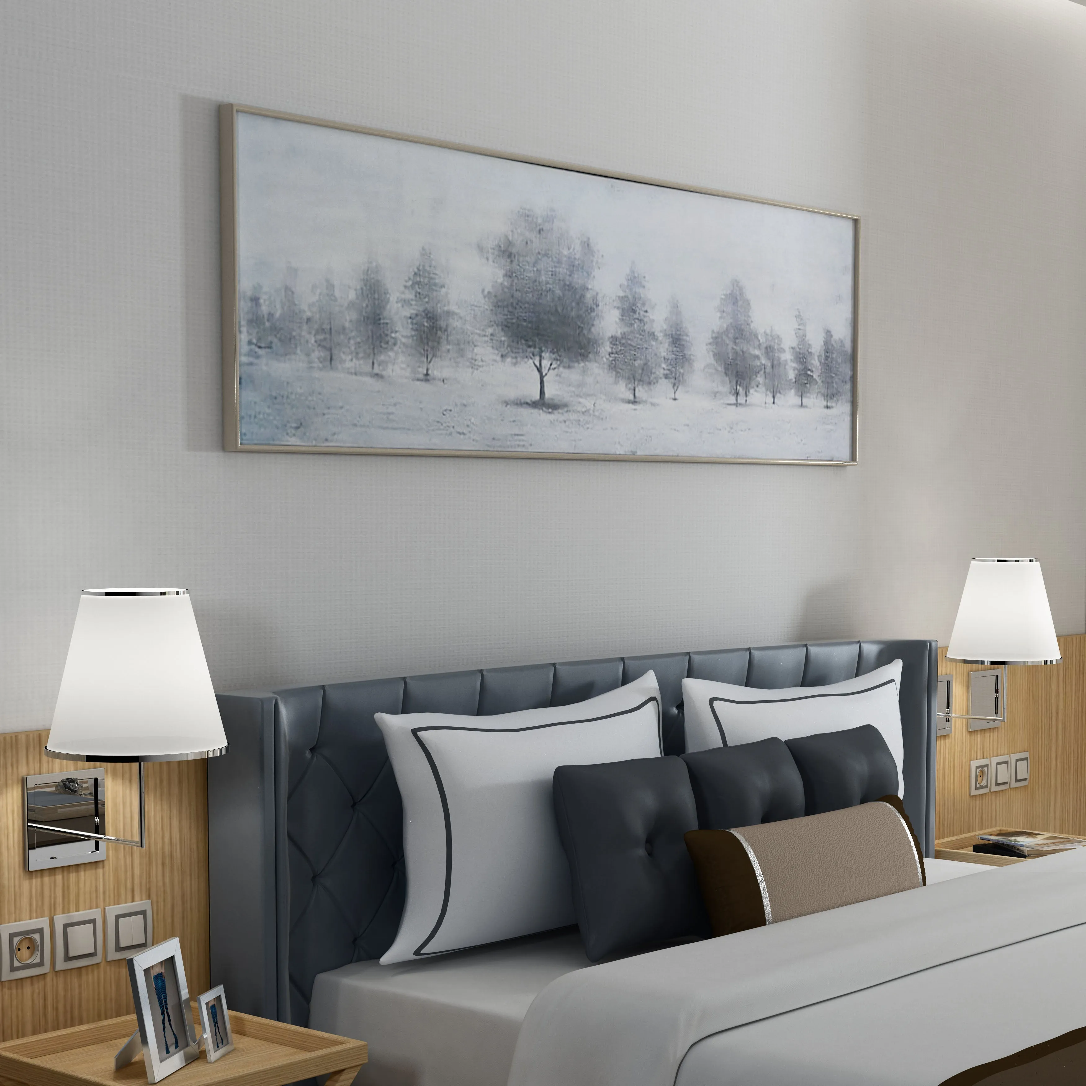 Outdoors inside hand painting