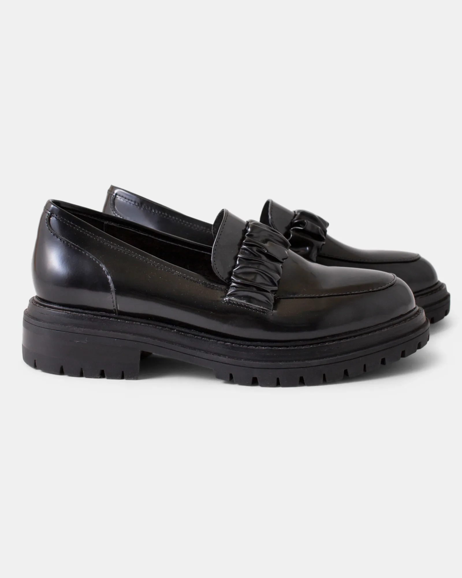 Owen Leather Loafer - Black Shine