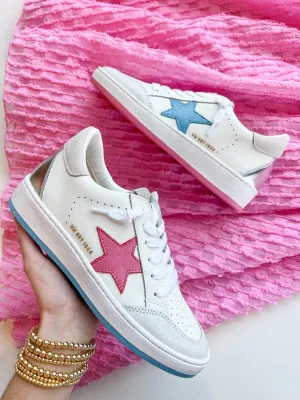 Pink/Blue Mismatched Sneaker