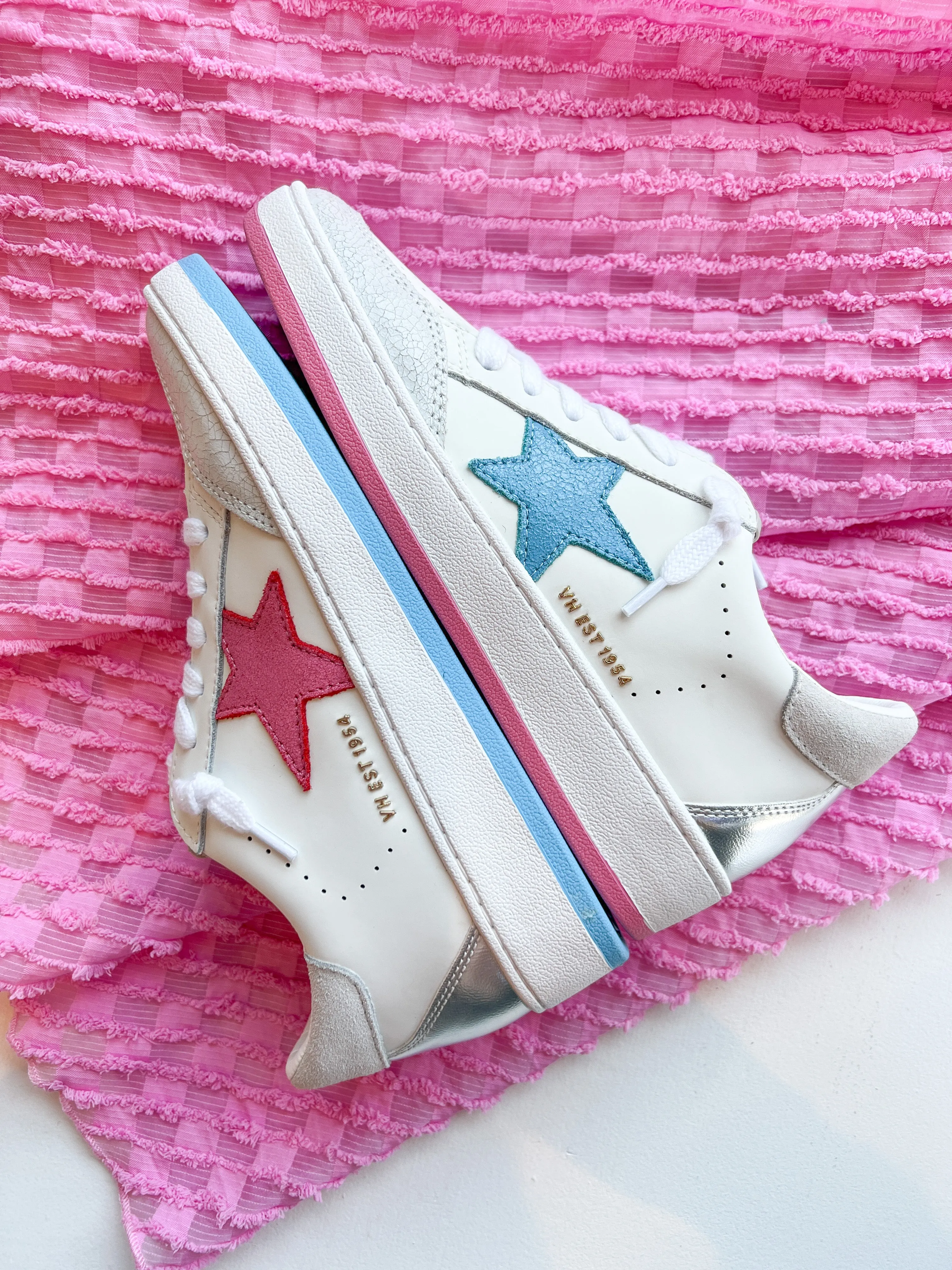 Pink/Blue Mismatched Sneaker