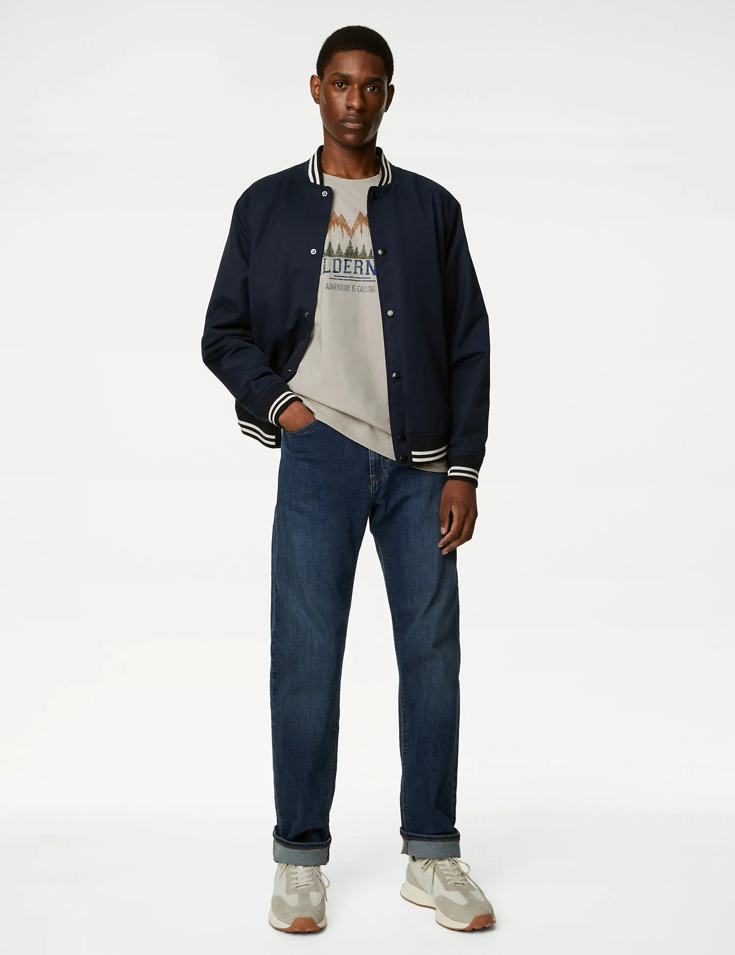 Relaxed Fit Pure Cotton Wilderness T-Shirt