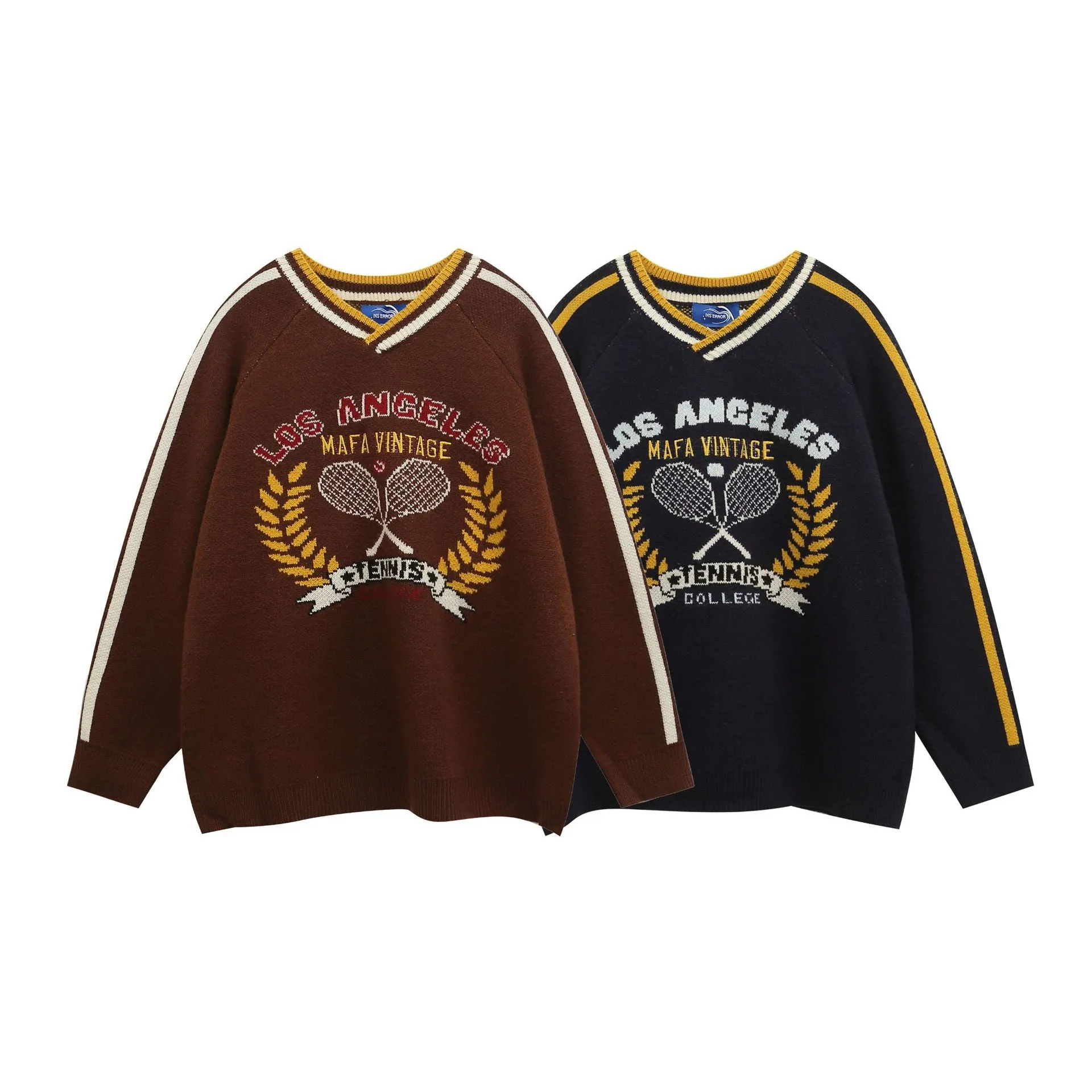 Retro Tennis Sweater – Los Angeles Vintage Edition