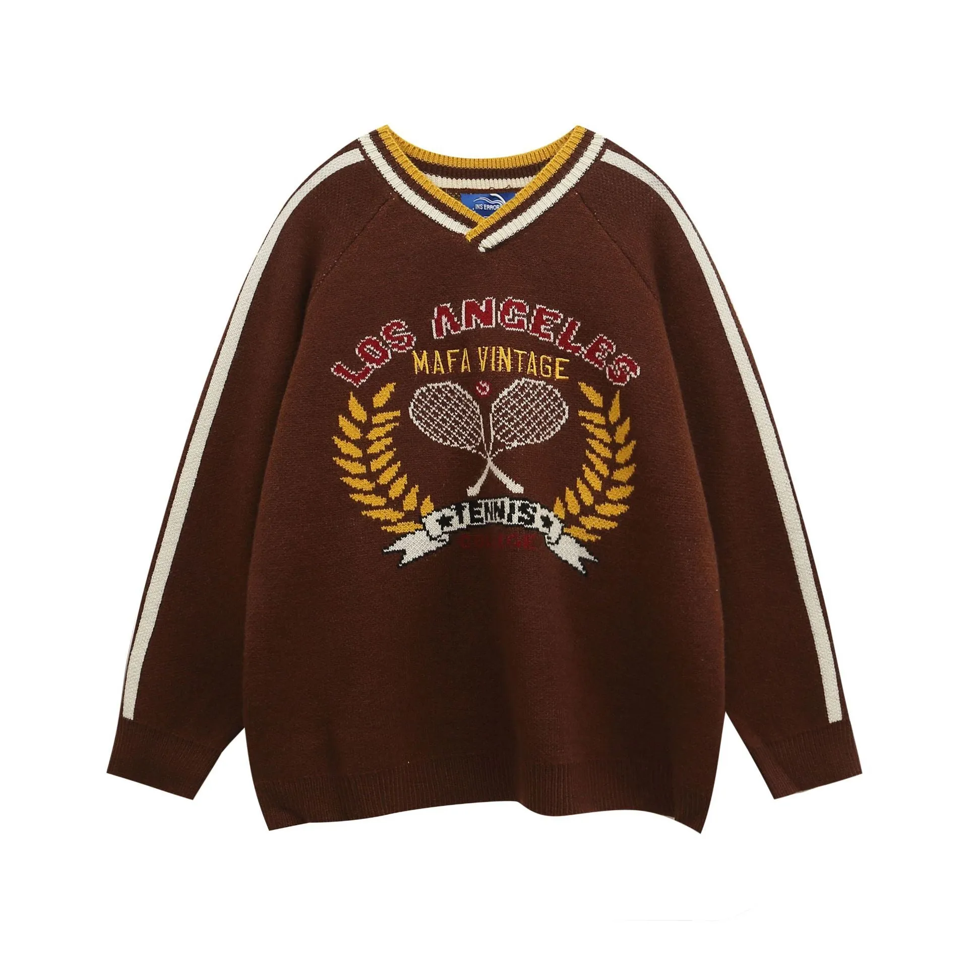 Retro Tennis Sweater – Los Angeles Vintage Edition