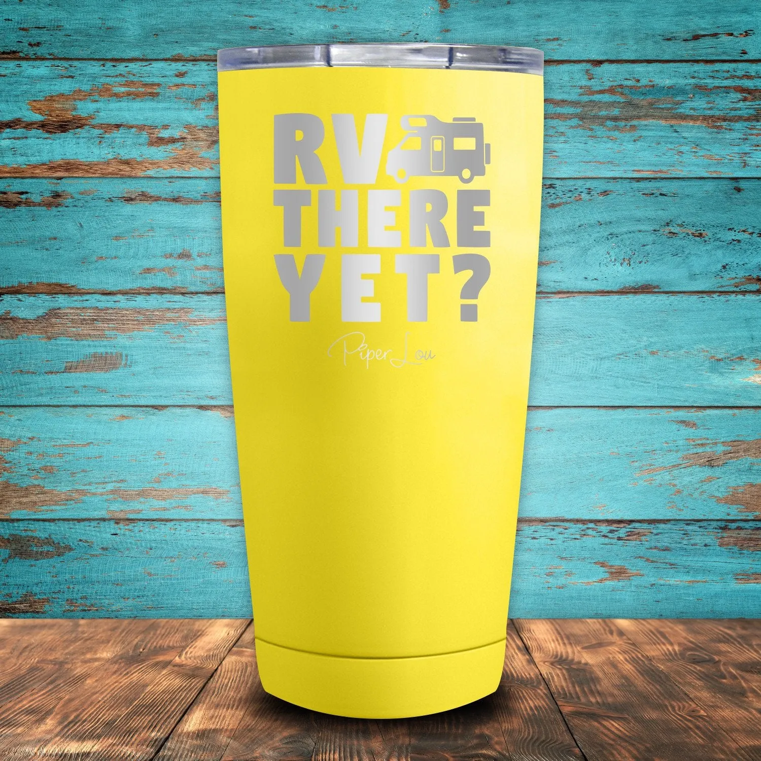 RV There Yet? Coated Drinkware