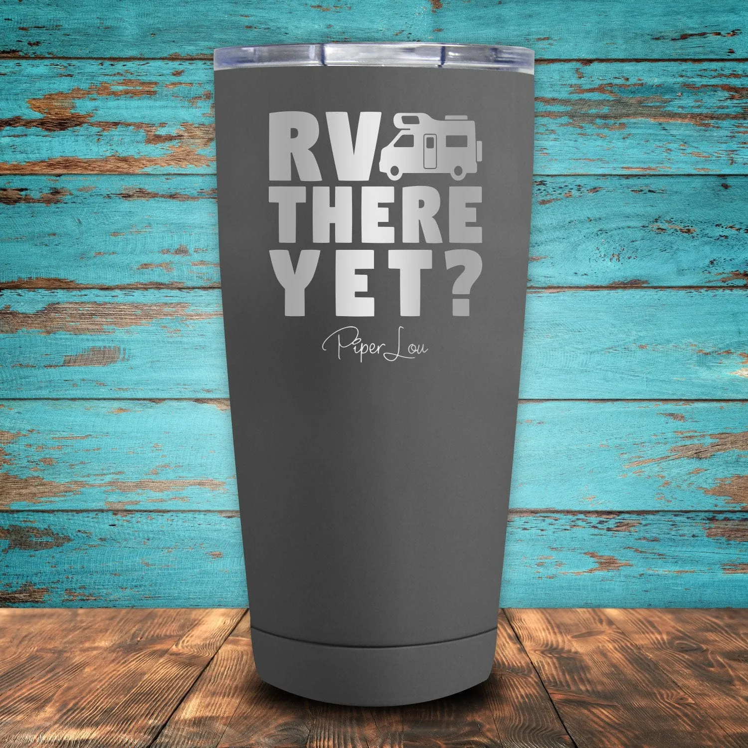 RV There Yet? Coated Drinkware