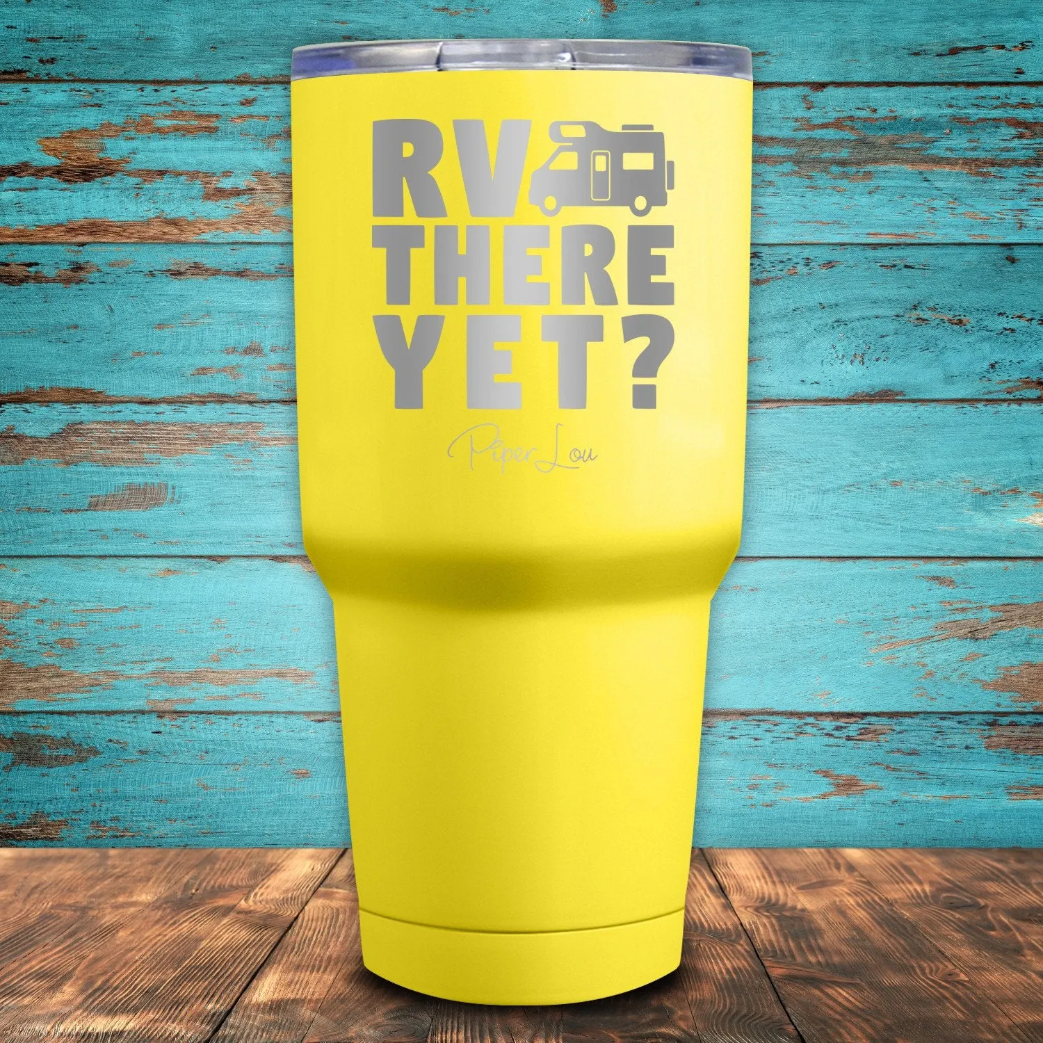 RV There Yet? Coated Drinkware