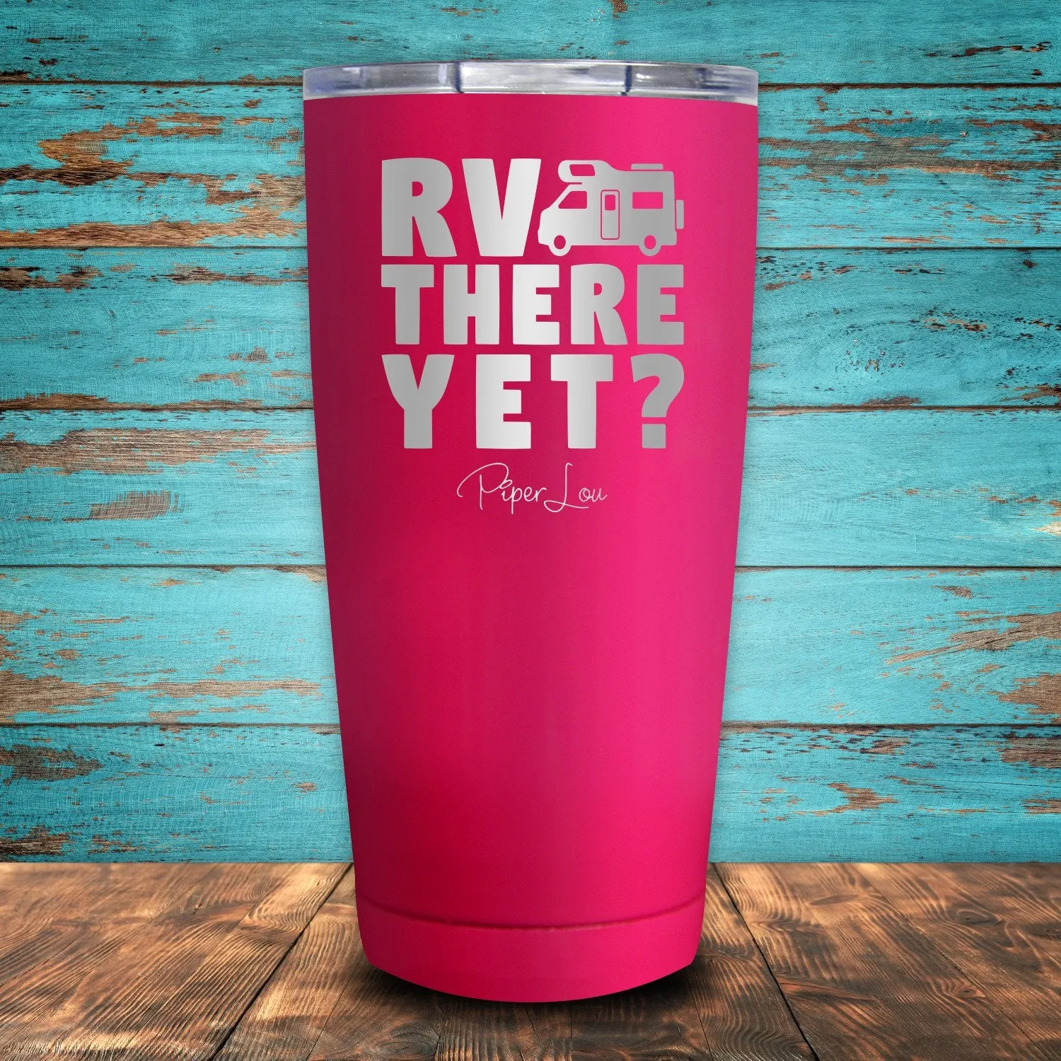 RV There Yet? Coated Drinkware